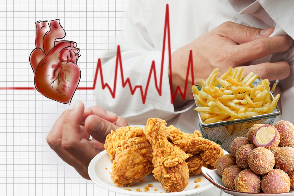 Ăn đồ chiên rán thường xuyên gây nhiều ảnh hưởng xấu tới sức khỏe Ăn đồ chiên rán thường xuyên gây nhiều ảnh hưởng xấu tới sức khỏe