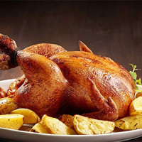 Gà nướng nồi chiên không dầu Gà nướng nồi chiên không dầu